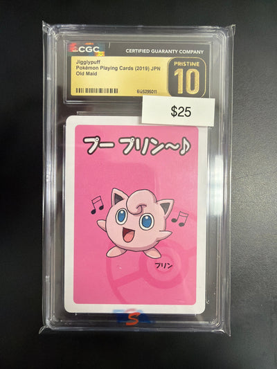 Pokemon Jigglypuff Old Maid CGC Prestine 10