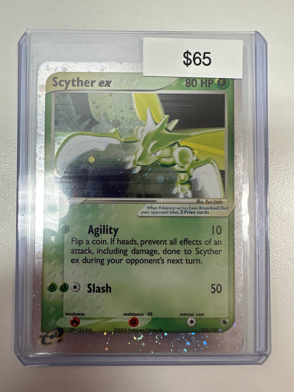 Pokemon Scyther ex 102/109