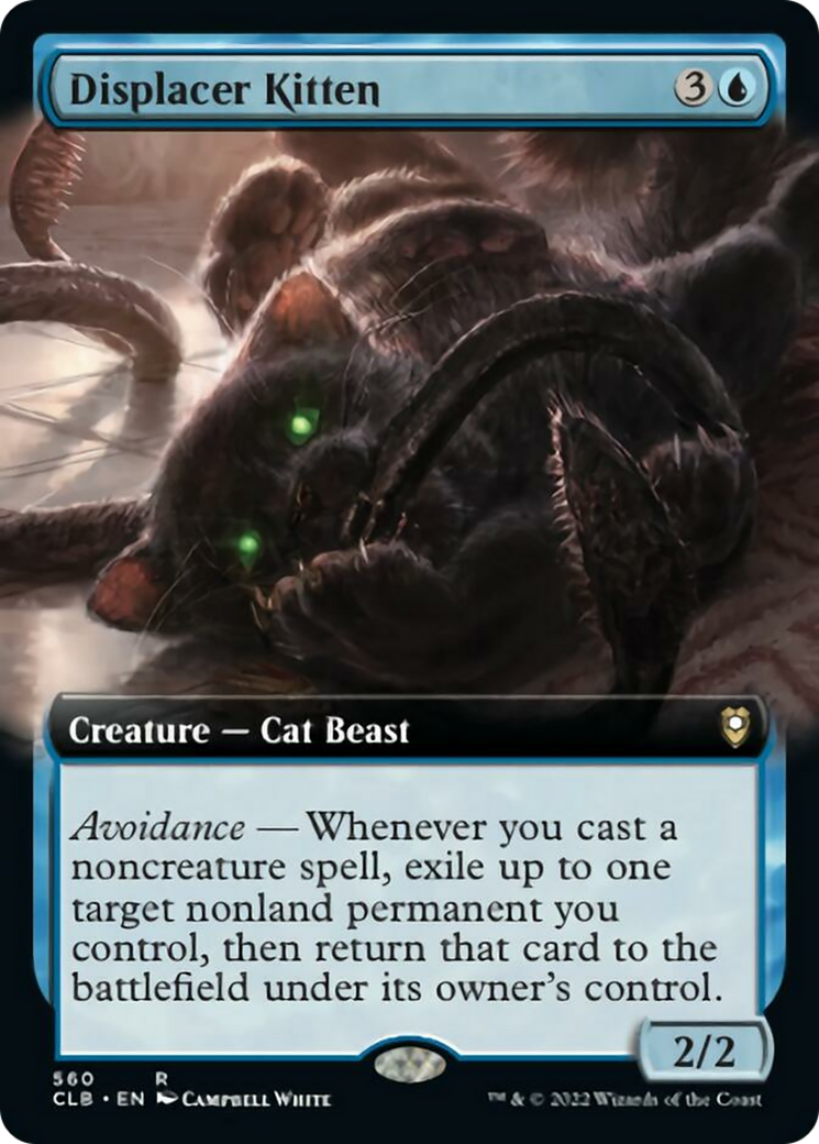 Displacer Kitten (CLB-560) - Commander Legends: Battle for Baldur's Gate: (Extended Art)
