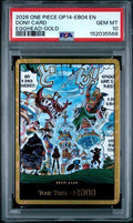 2026 ONE PIECE OP14-EB04-THE AZURE SEA'S SEVEN DON!! CARD EGGHEAD-GOLD PSA 10