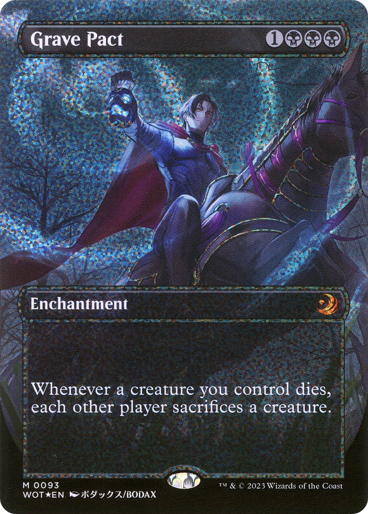 Grave Pact (WOT-093) - Wilds of Eldraine: Enchanting Tales (Borderless) Foil