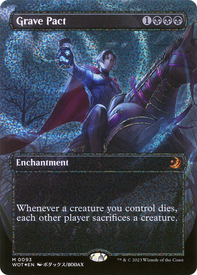 Grave Pact (WOT-093) - Wilds of Eldraine: Enchanting Tales (Borderless) Foil