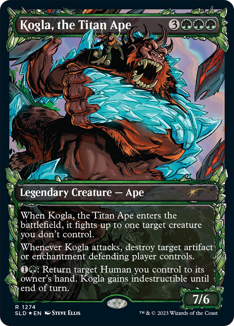 Kogla, the Titan Ape (SLD-1274) - Secret Lair Drop: (Showcase) Foil