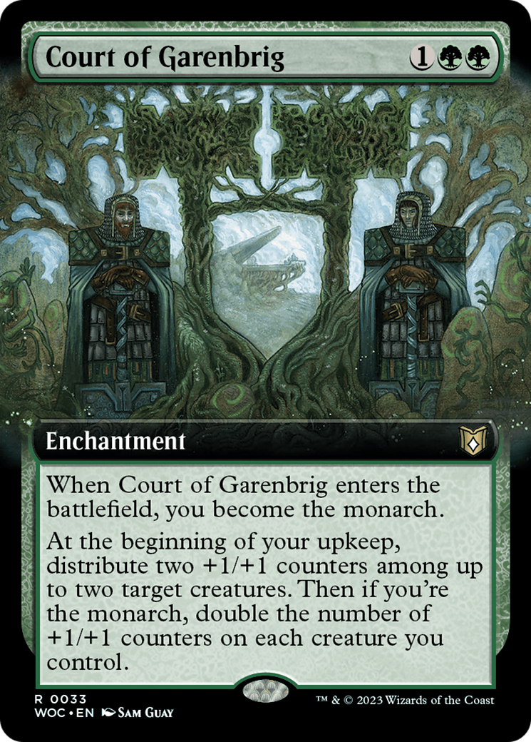Court of Garenbrig (WOC-033) - Wilds of Eldraine Commander: (Extended Art) Foil