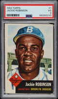 1953 TOPPS #1 JACKIE ROBINSON PSA 3
