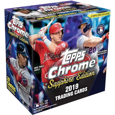 2019 Topps Chrome Sapphire Edition Baseball Box