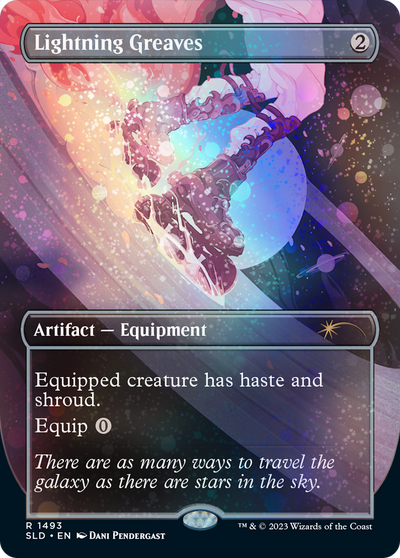 Lightning Greaves (SLD-1493â˜…) - Secret Lair Drop (Borderless) Foil