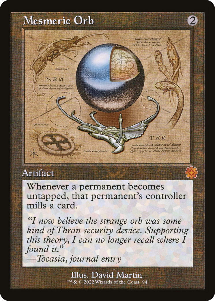 Mesmeric Orb (BRR-094) - The Brothers' War Retro Artifacts Foil