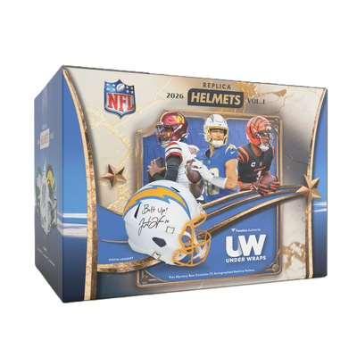 2026 Under Wraps Autographed NFL Replica Helmets Volume I - Single Mystery Box