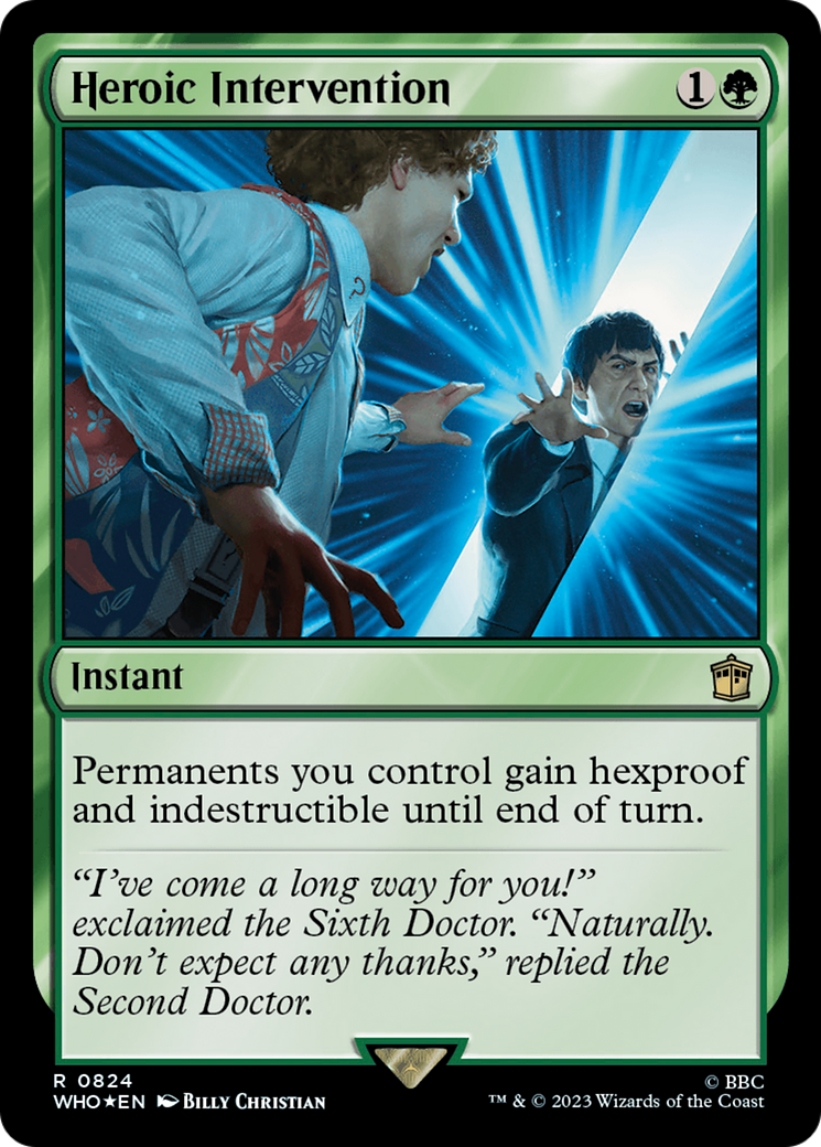 Heroic Intervention (WHO-824) - Doctor Who Foil