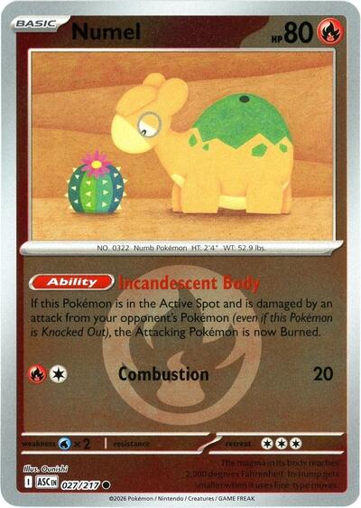 Numel - Energy Symbol Pattern - 027/217 - Common [me025-027] [Reverse Holo]