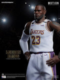 NBA Motion Masterpiece - LeBron James (White Jersey) - 1:9 Action Figure - NBA Los Angeles Lakers  - Enterbay