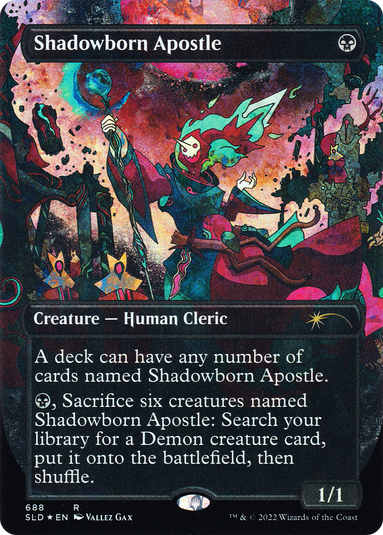Shadowborn Apostle (SLD-688) - Secret Lair Drop (Borderless) Foil