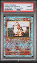 PSA 8 GROWLITHE-REV.FOIL LEGENDARY COLLECTION