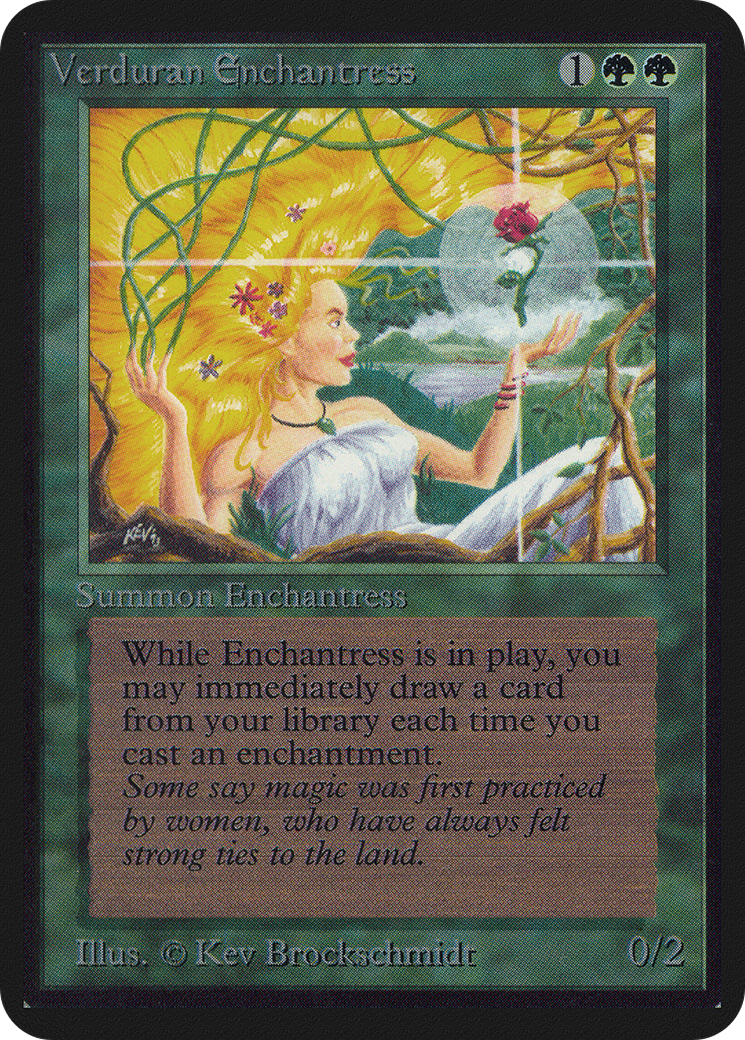 Verduran Enchantress (LEA-222) - Limited Edition Alpha