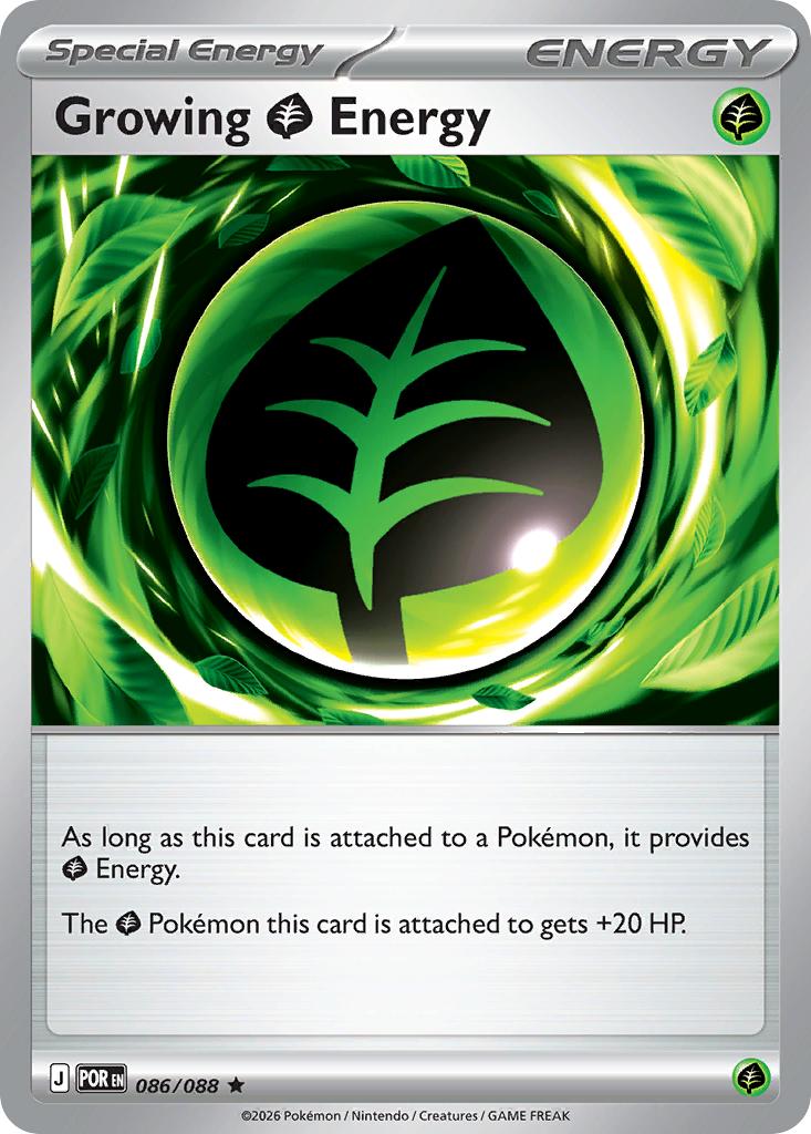 Growing Grass Energy - 086/088 - Rare [me03-086] [Holo]