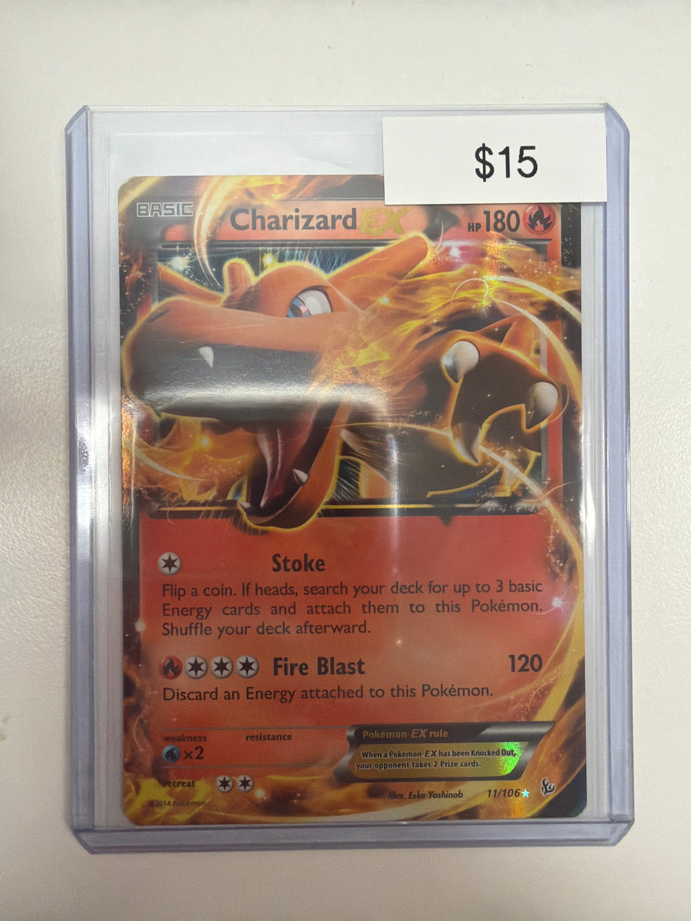 Pokemon Charizard EX 11/106