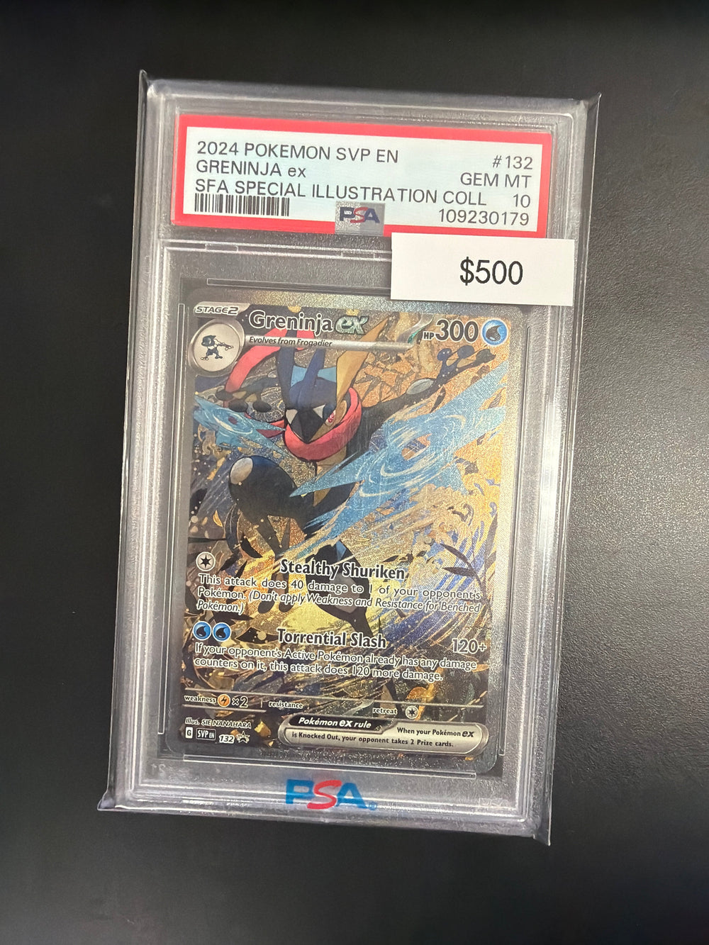 Pokemon Greninja EX #132 PSA 10