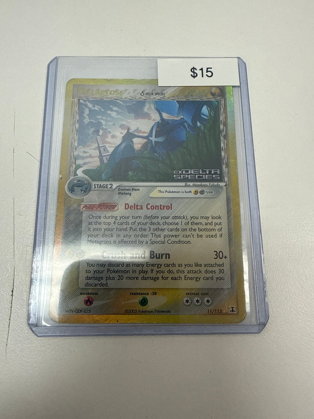 Pokemon Metagross Delta Species Stamped #11/113