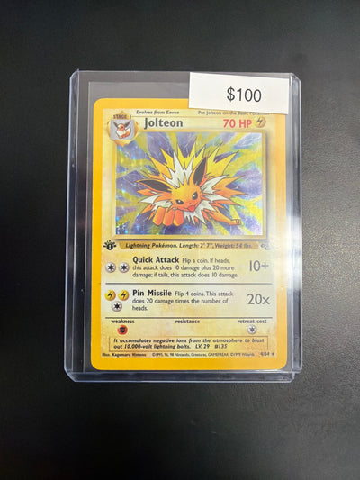 Pokemon Jungle 1st Ed. Jolteon #4/64 MP
