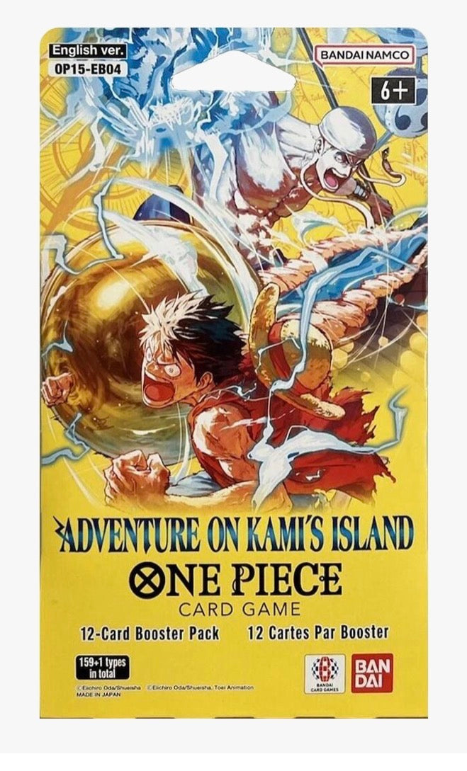 One Piece Card Game: Adventure on Kami’s Island Op-15 Sleeved Booster Pack