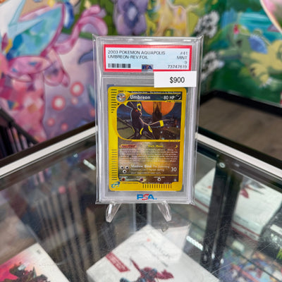 Pokemon Aquapolis Umbreon Reverse Holo #41 PSA 9