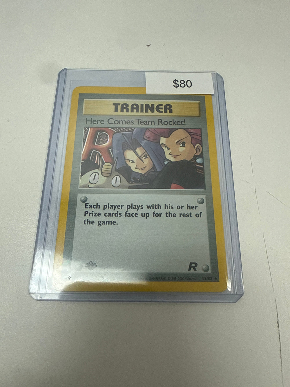 Pokemon Here Comes Team Rocket 1st Ed Holo #15/82