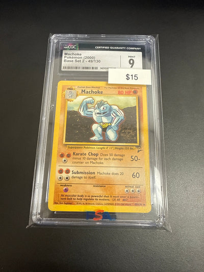 Pokemon Machoke Non-Holo #49/130 CGC 9