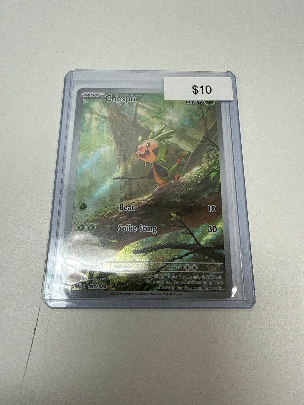Pokemon Chespin #087/086