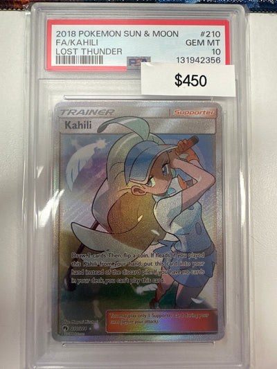 Pokemon Kahill 210/214 PSA 10