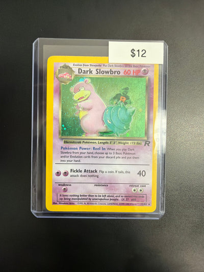 Pokemon Dark Slowbro 12/82