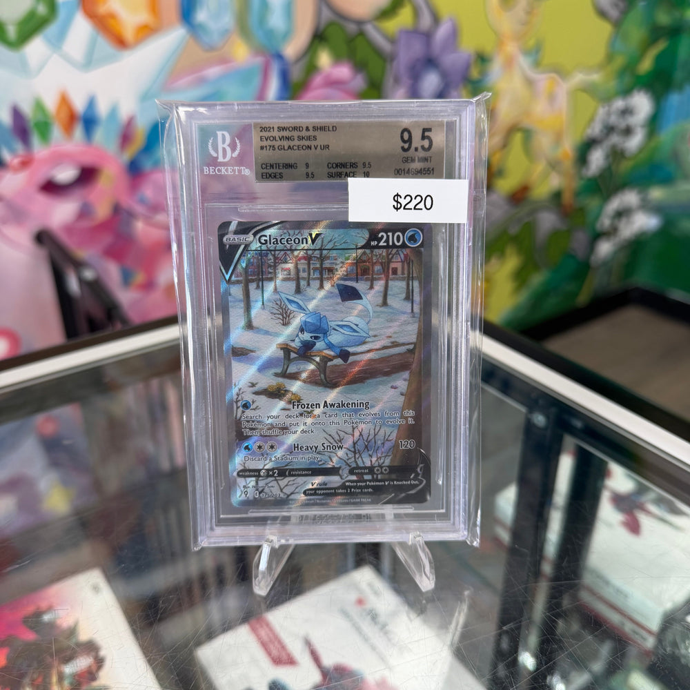 Pokemon Glaceon V #175 BGS 9.5