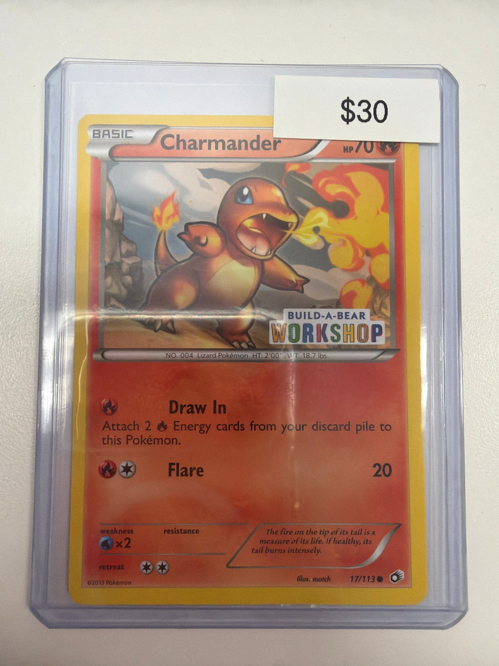 Pokemon Charmander Build-a-Bear Stamp 17/113