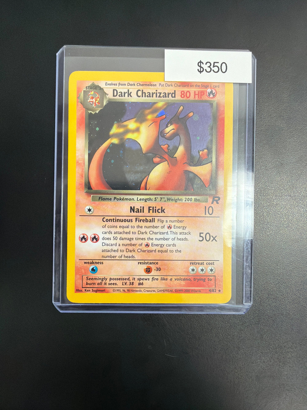 Pokemon Dark Charizard Rocket #4/82 NM