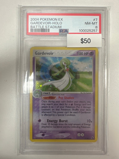 Pokemon Gardevoir 7/109 PSA 8