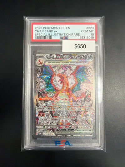 Pokemon Obsidian Flames Charizard EX 223/197 PSA 10