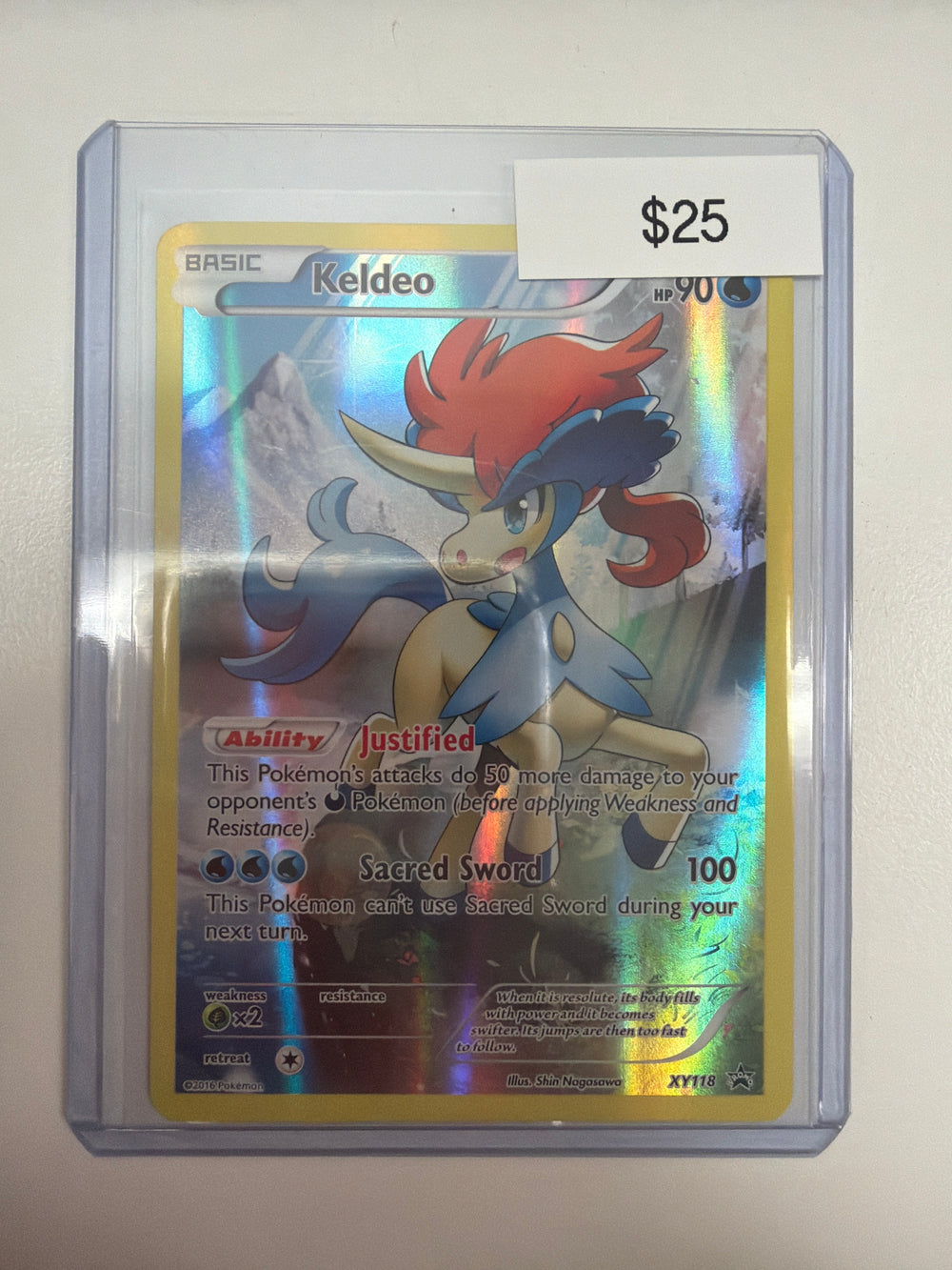Pokemon Keldeo XY118