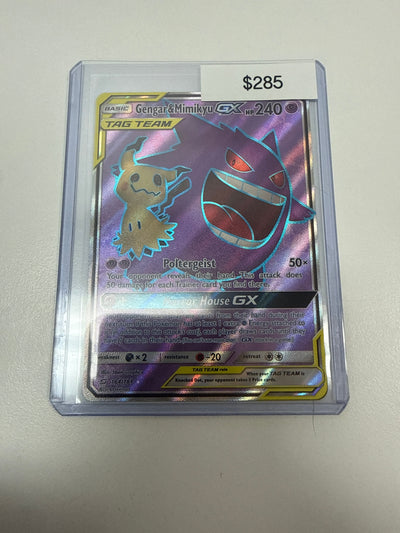 Pokemon Gengar & Mimikyu Gx #164/181