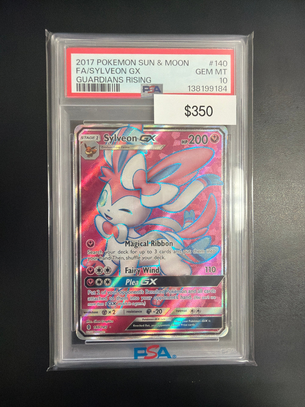Pokemon 2017 Sylveon GX #140 PSA 10