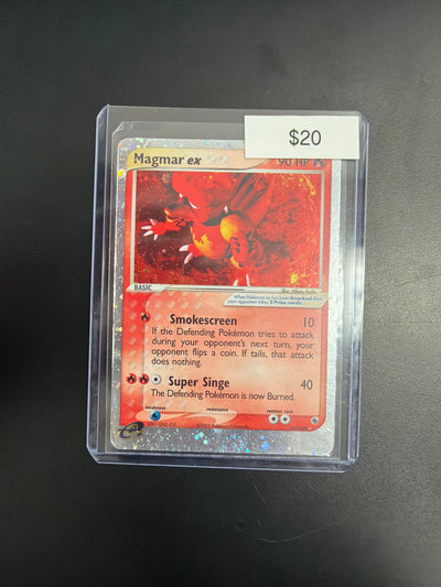 Pokemon Magmar Ex 100/109