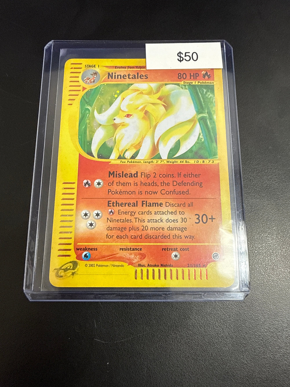 Pokemon Ninetales Holo #21/165