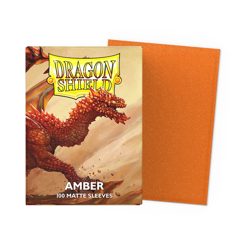 Supplies: Dragon Shield Sleeves - Standard - Matte Amber