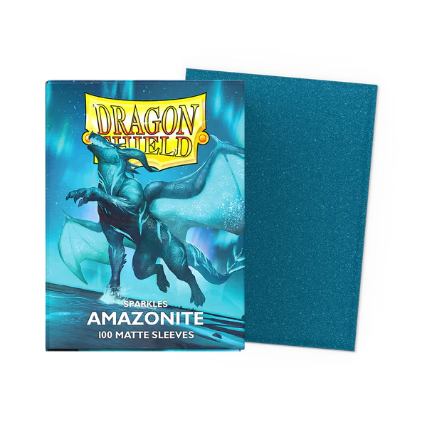 Supplies: Dragon Shield Sleeves - Standard - Matte Sparkles Amazonite