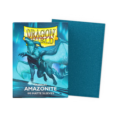 Supplies: Dragon Shield Sleeves - Standard - Matte Sparkles Amazonite
