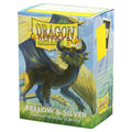 Dragon Shield: Dual Matte Sleeves - Yellow & Silver (100ct)
