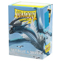 Dragon Shield: Dual Matte Sleeves - Sky Blue & Silver (100ct)