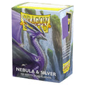 Dragon Shield: Dual Matte Sleeves - Nebula & Silver (100ct)