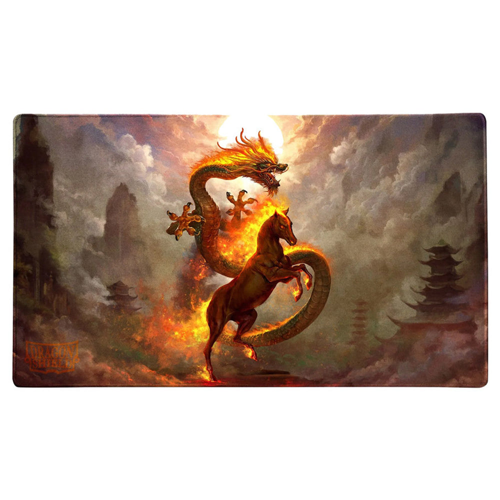 Dragon Shield: Playmat + Tube - Fire Horse