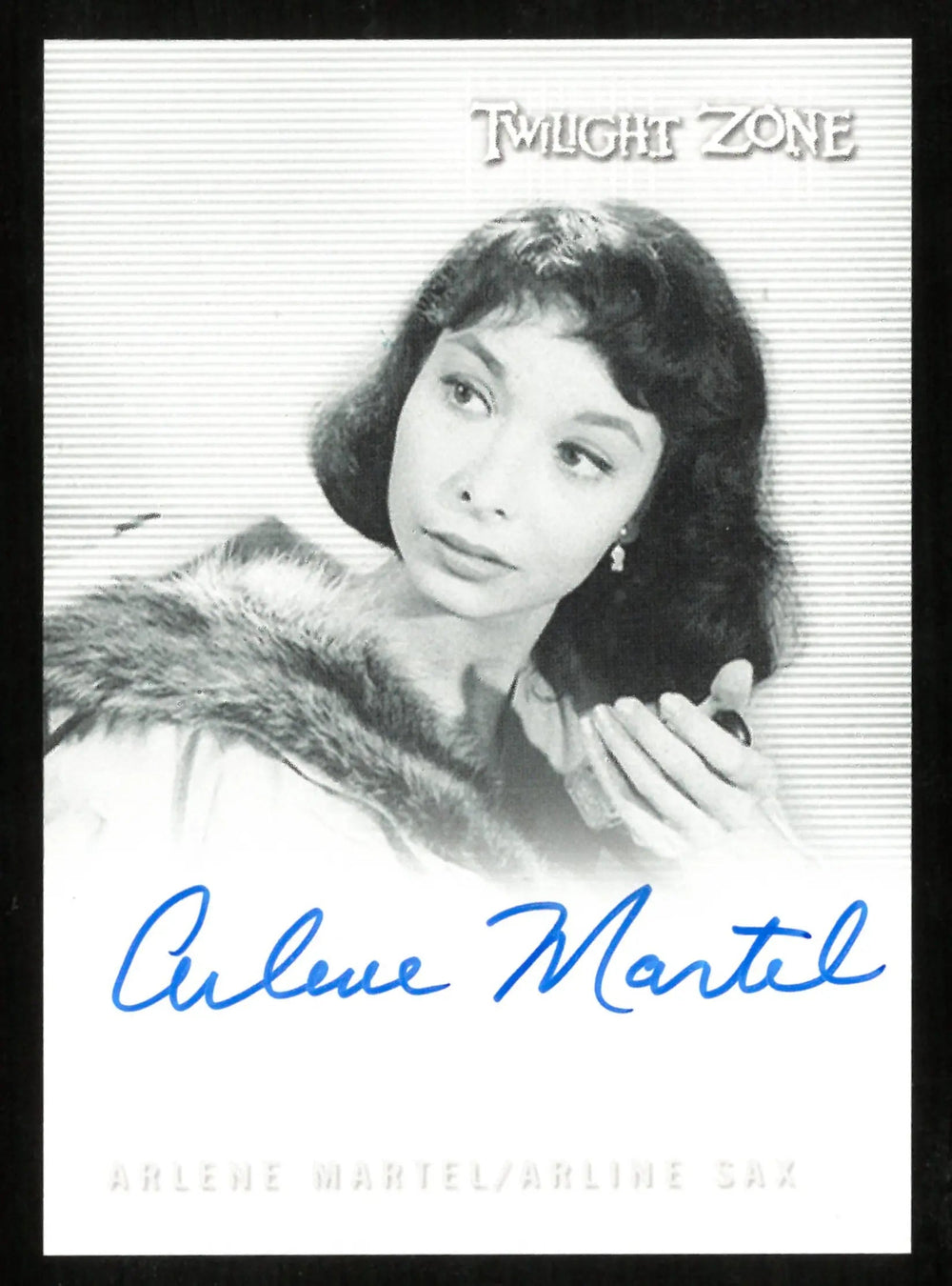 Arlene Martel as Girl in Bar Twilight Zone Auto Autograph #A-119