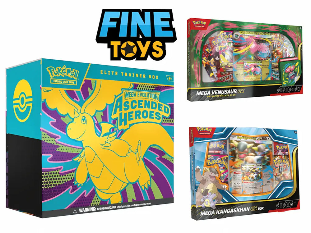Pokémon TCG: Ascended Heroes Elite Trainer Box+Mega Kangaskhan ex Box+Mega Venusaur ex Premium Collection